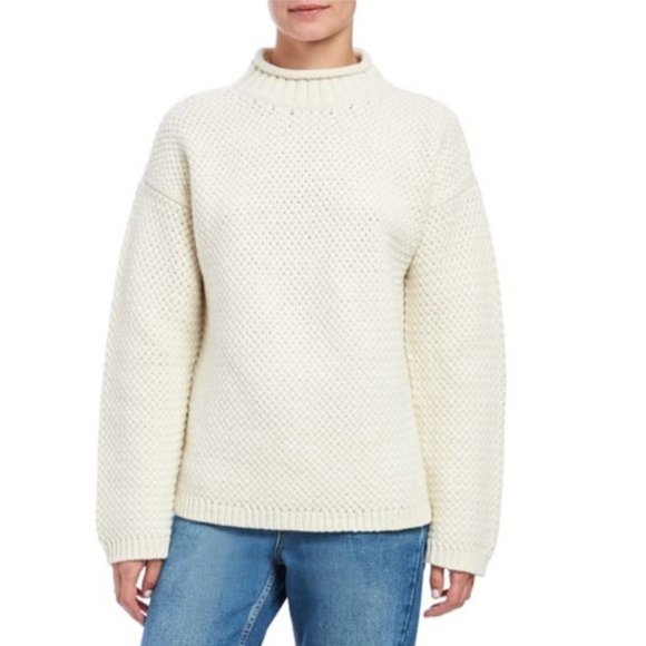 Theory Sweaters - 🎁 Theory Basket Stitch Funnelneck Sweater